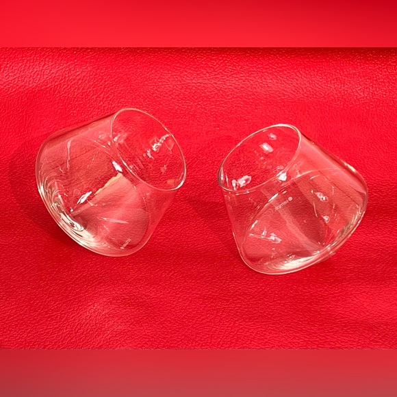 Sempli Cupa-Vino Clear Aerating Wine Glasses, Set of 2 - Picture 8 of 9